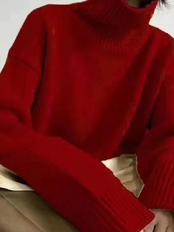 Beaumama pulls grossesse casual tous les jours crochet tricot col roulé femme enceinte