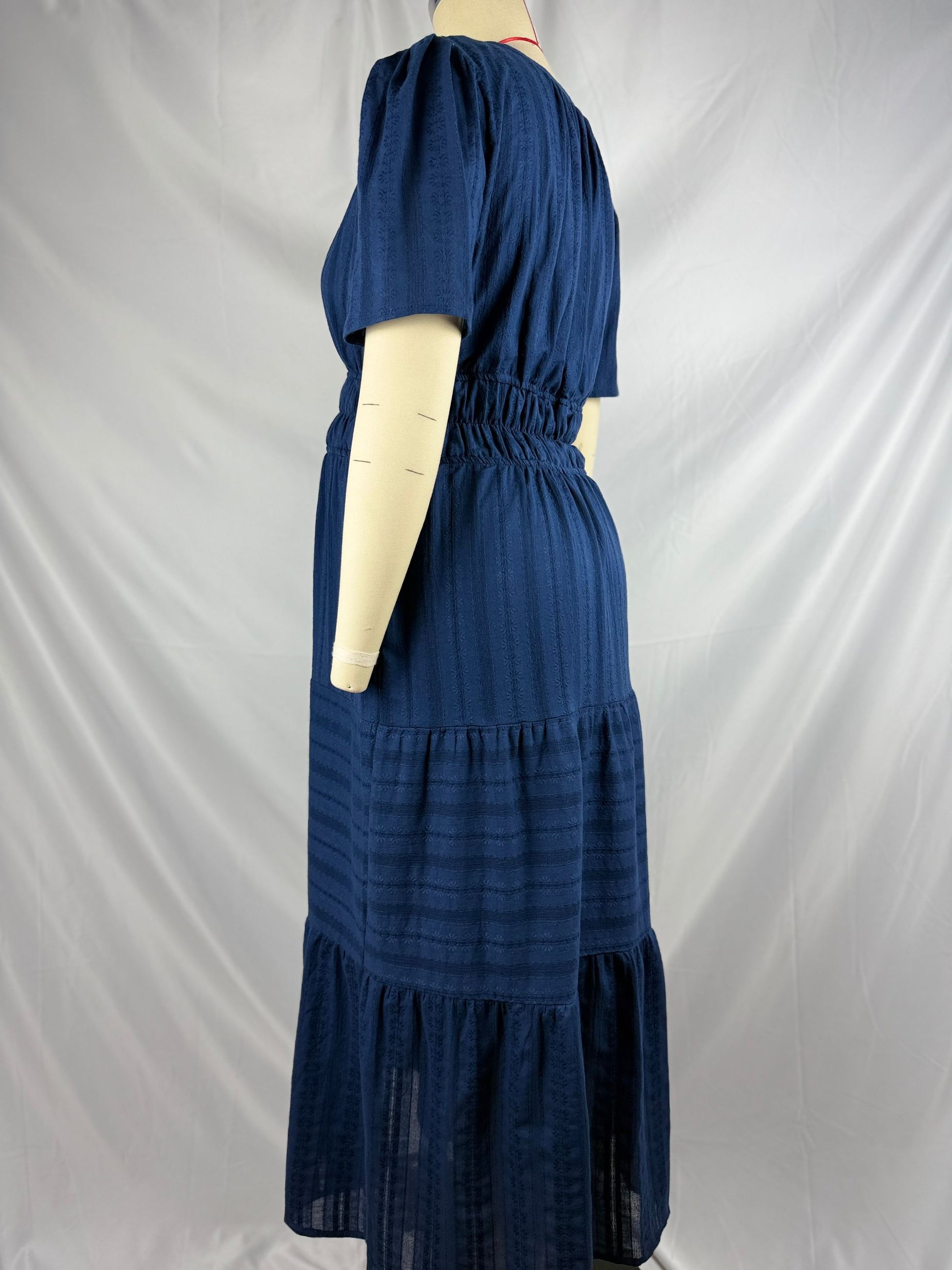 Beaumama robes longue grossesse plis manches bouffantes femme enceinte