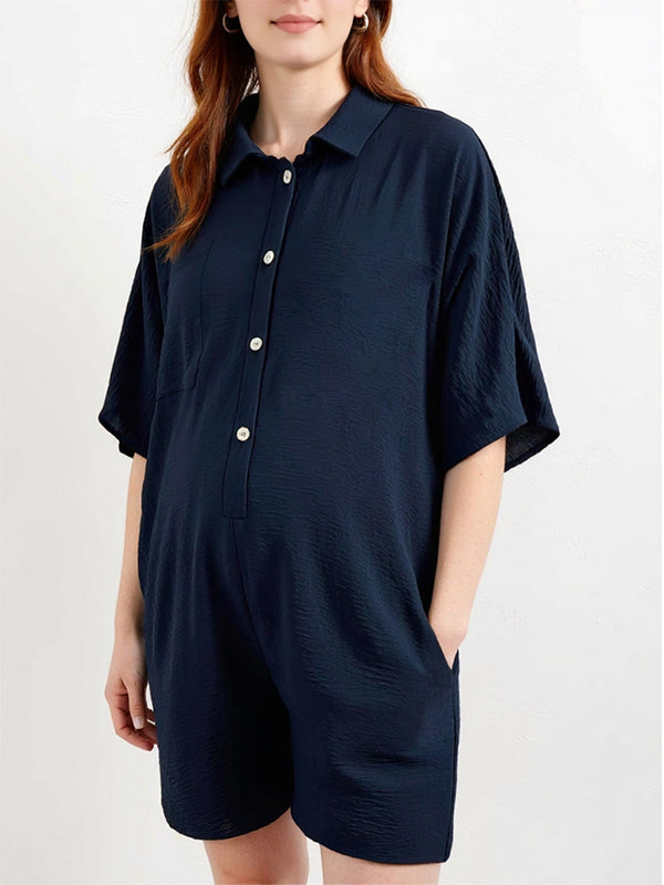 Beaumama combinaisons grossesse boutonnage poches confortable style maison femme enceinte