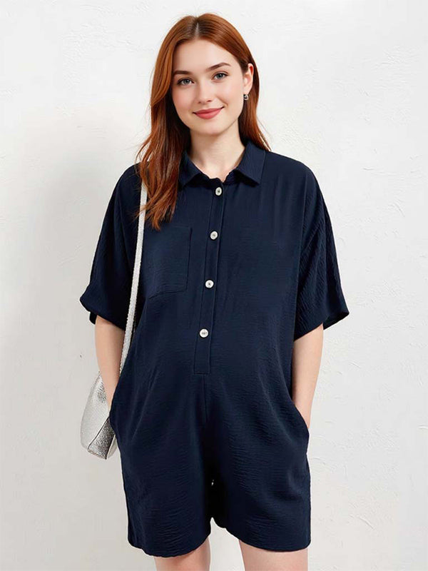 Beaumama combinaisons grossesse boutonnage poches confortable style maison femme enceinte