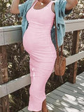 Beaumama gilet robe longue moulante sirène tenue soirée vetement