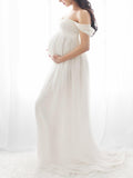 Beaumama robe de longue grossesse lingerie maternite fendu shooting photo femme enceinte