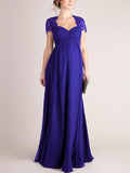 Beaumama robe de mariée grossesse longue fluide dentelle col carré manches courtes élégant soirée enceinte