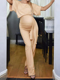 Beaumama combinaisons grossesse dentelle simple style tailleur femme enceinte