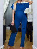 Beaumama combinaisons grossesse dentelle simple style tailleur femme enceinte