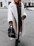 Beaumama grossesse longue manteau teddy bear oversized chic hiver femme vestes
