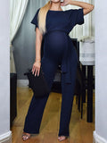 Beaumama combinaisons grossesse dentelle simple style tailleur femme enceinte