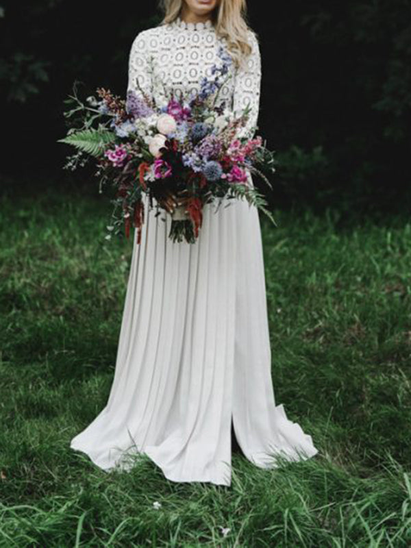 Beaumama Robes photo longue grossesse mariage blanche plissé dentelle femme enceinte
