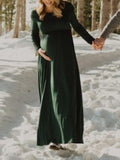 Beaumama robes photo longue grossesse élégant enceinte shooting fluide plissé femme enceinte