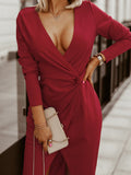 Beaumama robes longue grossesse élégant soirée fendu le côté nœud femme enceinte