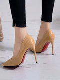 Beaumama chaussures semelle rouge talon aiguille femme escarpins