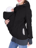 Beaumama sweatshirt kangourou portage bébé à capuche femme veste