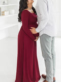 Beaumama robes longue grossese enceinte shooting baby shower fluide queue femme enceinte