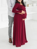 Beaumama robes longue grossese enceinte shooting baby shower fluide queue femme enceinte