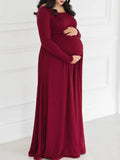 Beaumama robes longue grossese enceinte shooting baby shower fluide queue femme enceinte