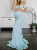 Beaumama robes photo longue grossesse élégant enceinte shooting sirene moulante queue femme enceinte