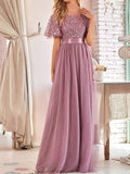 Beaumama robes longue grossesse élégant soirée volants feuille tulle femme enceinte