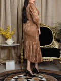 Beaumama robes longue grossesse élégant cocktail soirée imprimé fleurie ceinture sirene volants fendu le côté femme enceinte