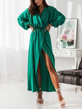 Beaumama robes longue grossesse élégant cocktail soirée fendu le côté coulisse taille femme enceinte