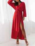 Beaumama robes longue grossesse élégant cocktail soirée fendu le côté coulisse taille femme enceinte