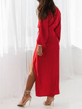 Beaumama robes longue grossesse élégant cocktail soirée fendu le côté coulisse taille femme enceinte