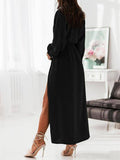 Beaumama robes longue grossesse élégant cocktail soirée fendu le côté coulisse taille femme enceinte