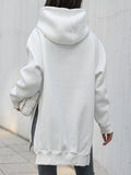 Beaumama sweatshirts grossesse Élégant fendu le côté poches femme enceinte