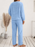 Beaumama ensembles pyjama grossesse Élégant poilu 2 pièces femme enceinte