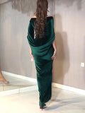 Beaumama robes longue grossesse élégant soirée cocktail fendu le côté plissé moulante femme enceinte