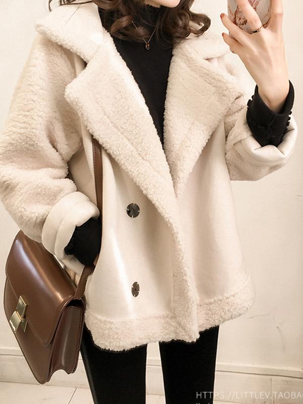 Beaumama manteau aviateur peau de mouton chic hiver femme perfecto veste