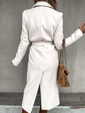 Beaumama manteau en laine grossesse élégant casual maison ceinture femme enceinte