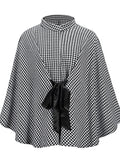 Beaumama cape grossesse décontracté élégant pied de poule ceinture femme enceinte