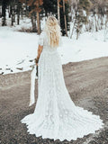 Beaumama robe photo dentelle longue grossesse fluide former mariage blanche femme enceinte