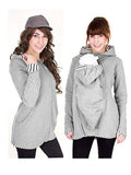 Beaumama sweatshirt kangourou portage bébé à capuche femme veste
