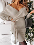 Beaumama noël robes moulante courte grossesse ceinture v-cou manches longues femme enceinte