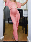 Beaumama combinaisons grossesse dentelle simple style tailleur femme enceinte